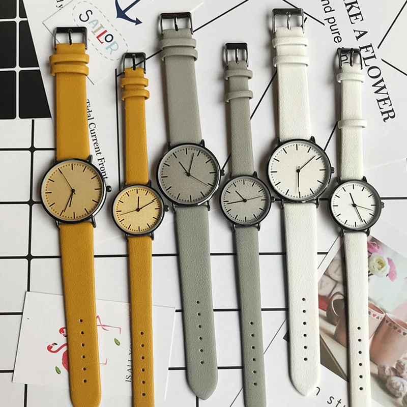 Simple style men and women quartz watches fashion minimalist lover's leather watch Bgg luxury brand casual unisex wristwatches
Simple style men and women quartz watches fashion minimalist lover's leather watch Bgg luxury brand casual unisex wristwatches