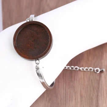 onwear 5pcs Fit 25mm Round Blank Wood Cabochon Base Setting diy cuff bangle bezel trays for jewelry making accessories
onwear 5pcs Fit 25mm Round Blank Wood Cabochon Base Setting diy cuff bangle bezel trays for jewelry making accessories