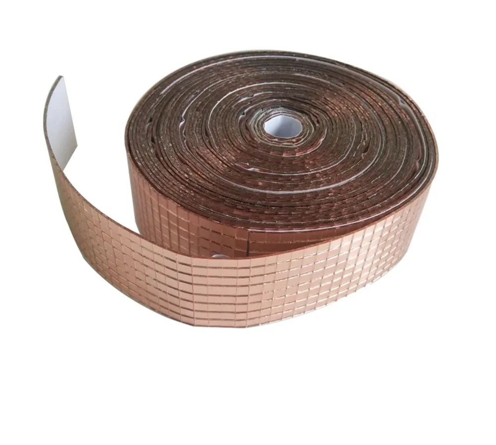 NEw Arrive Rose Gold Roll Self-Adhesive REAL Glass Craft Mini Square Round Mirrors Mosaic Tiles For DIY Crafts ,Ball ,Home decor
NEw Arrive Rose Gold Roll Self-Adhesive REAL Glass Craft Mini Square Round Mirrors Mosaic Tiles For DIY Crafts ,Ball ,Home decor