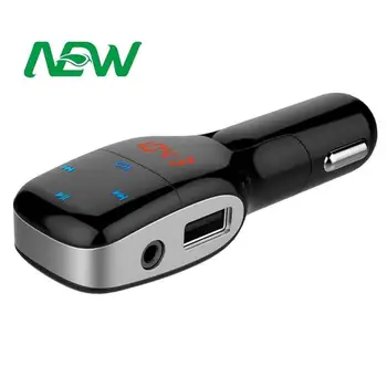 Wireless In-Car Bluetooth FM Transmitter Car MP3 Player, Hands-Free Bluetooth Car Kit, with Dual USB Outputs, AUX Port, TF Slot
Wireless In-Car Bluetooth FM Transmitter Car MP3 Player, Hands-Free Bluetooth Car Kit, with Dual USB Outputs, AUX Port, TF Slot
