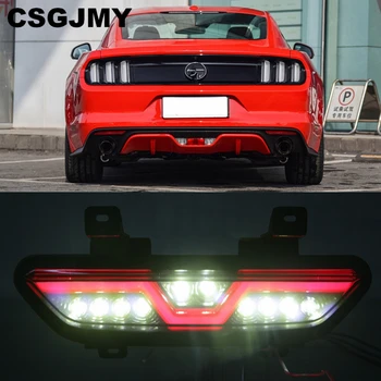 CSGJMY 1PCS Multi-function Car Rear Fog Lamp Brake Light LED Backup Lamp Rear Bumper Reflector Light For Ford Mustang 2017 2018
CSGJMY 1PCS Multi-function Car Rear Fog Lamp Brake Light LED Backup Lamp Rear Bumper Reflector Light For Ford Mustang 2017 2018