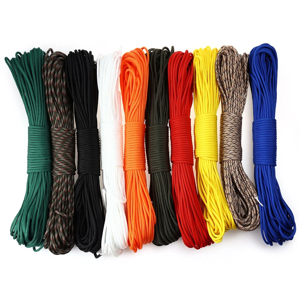 Paracord Parachute Cord Multifunctional 7 Core Lanyard Rope 31M Umbrella Rope Camping Survival Equipment Emergency Climbing
Paracord Parachute Cord Multifunctional 7 Core Lanyard Rope 31M Umbrella Rope Camping Survival Equipment Emergency Climbing