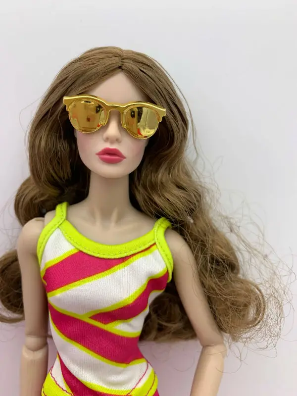 Фото Новые игрушечные солнцезащитные очки аксессуары для кукол 1:6 BBIA46 | Игрушки и