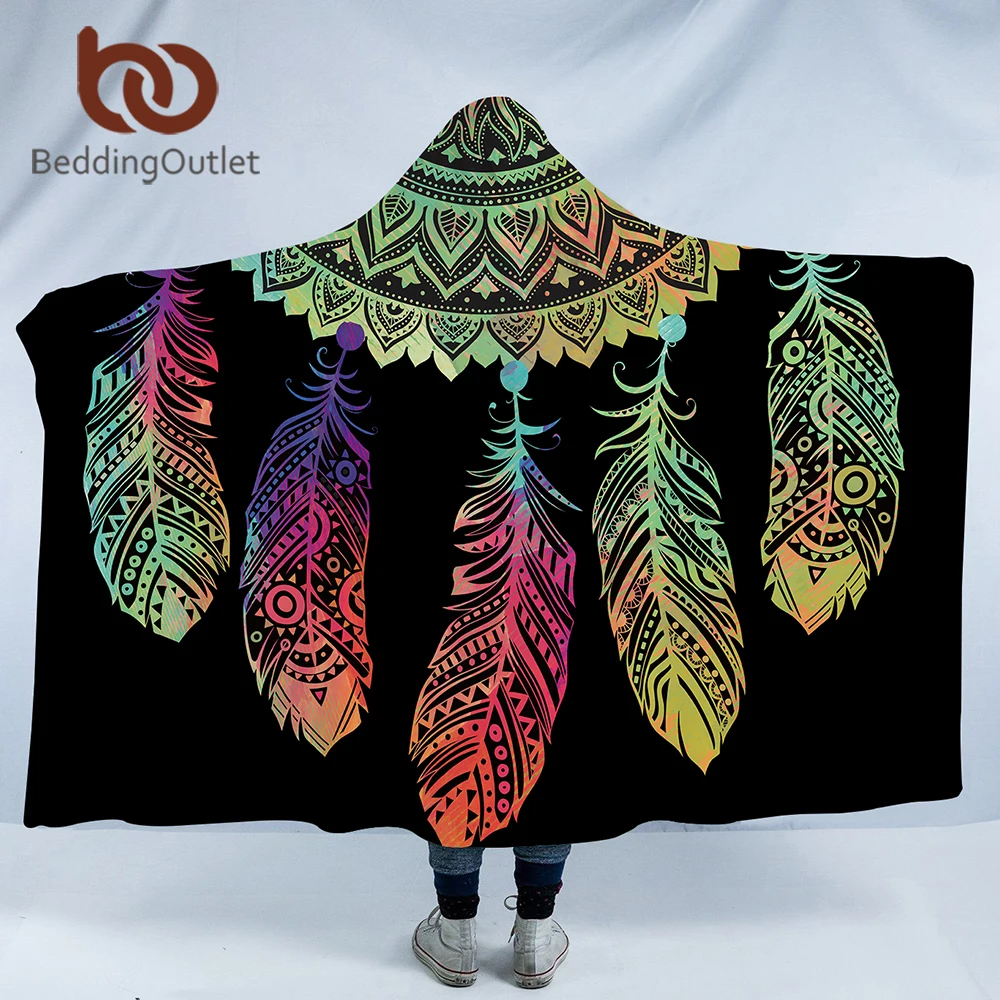 BeddingOutlet Bohemian Hooded Blanket for Adults Mandala Dreamcatcher Sherpa Fleece Woman Throw Blanket Microfiber 127cmx152cm
BeddingOutlet Bohemian Hooded Blanket for Adults Mandala Dreamcatcher Sherpa Fleece Woman Throw Blanket Microfiber 127cmx152cm