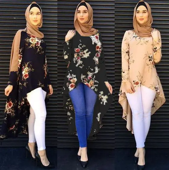 Muslim Abaya Dress Shirt Blouse Tops Print Flower Loose Style Plus Size Islamic Clothing Middle East Long Robes Jubah Moroccan
Muslim Abaya Dress Shirt Blouse Tops Print Flower Loose Style Plus Size Islamic Clothing Middle East Long Robes Jubah Moroccan