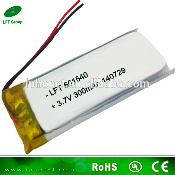 501540 литий-ионная перезаряжаемая батарея 300mah 3 7 v плоская для | Электроника