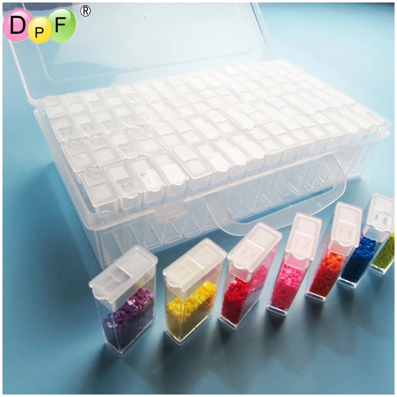 DPF diamond painting accessories lattice boxs Diamond embroidery tool transparent plastic storage 64 Grid jewelry diamond beads
DPF diamond painting accessories lattice boxs Diamond embroidery tool transparent plastic storage 64 Grid jewelry diamond beads
