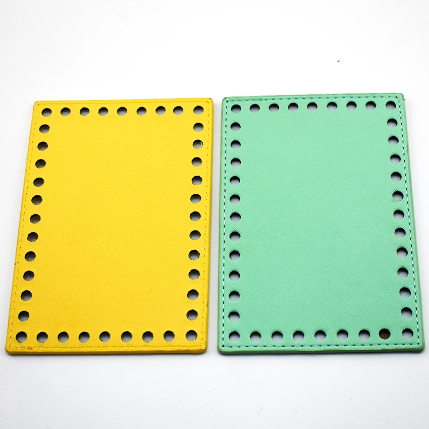 Bottom for Knitting Bag PU Leather Bag Accessories Knitting Rectangle Bottom with Holes Diy Bag Leather Bottom 16x11cm KZBT016
Bottom for Knitting Bag PU Leather Bag Accessories Knitting Rectangle Bottom with Holes Diy Bag Leather Bottom 16x11cm KZBT016