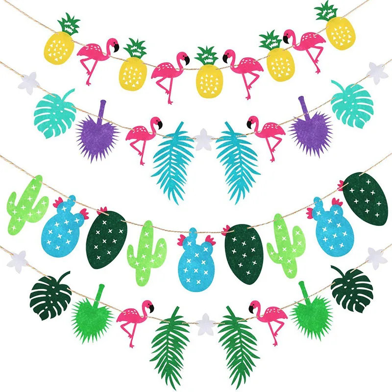 Artificials Leaves Banner Garland Flamingo Jungle Party Favors Girls Room Tropical Decoration Accessory for Luau Summer Party
Artificials Leaves Banner Garland Flamingo Jungle Party Favors Girls Room Tropical Decoration Accessory for Luau Summer Party