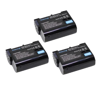 Doscing 3pcs bateria EN-EL15 EN EL15 ENEL15 Battery pack For Nikon D600 D610 D600E D800 D800E D810 D7000 D7100 D750 V1 MH-25
Doscing 3pcs bateria EN-EL15 EN EL15 ENEL15 Battery pack For Nikon D600 D610 D600E D800 D800E D810 D7000 D7100 D750 V1 MH-25