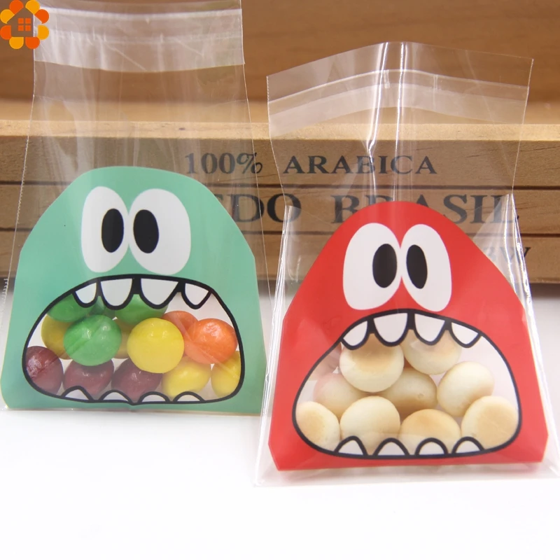 150PCS 7X7CM 3Colors Cute Cartoon Monster Cookie&Candy Bag Self-Adhesive Plastic Bags For Biscuits Snack Baking Package Supplies
150PCS 7X7CM 3Colors Cute Cartoon Monster Cookie&Candy Bag Self-Adhesive Plastic Bags For Biscuits Snack Baking Package Supplies
