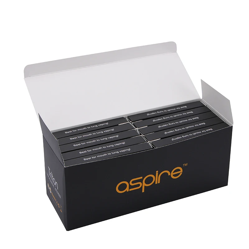 5PCS Original Aspire Triton Coil head 0.3 0.4 1.8ohm Replacement Coils With Japanese Organic Cotton Trion Coil Evaporator E Cig 06