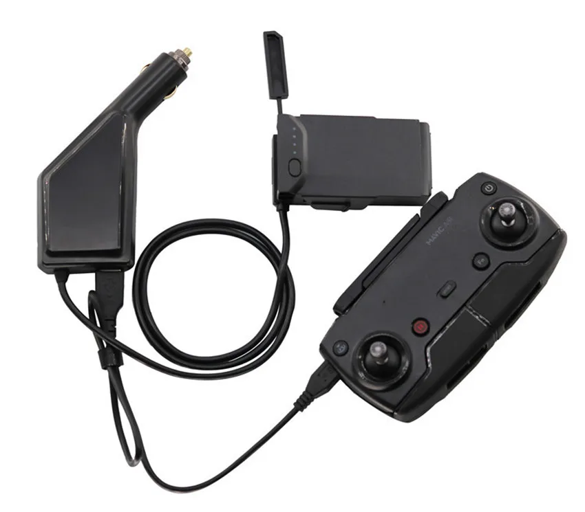 2 in 1 USB Adapter Car Charger Connector Intelligent Multi Battery Charging Hub for DJI Mavic Air Drone Cellphone Pad
2 in 1 USB Adapter Car Charger Connector Intelligent Multi Battery Charging Hub for DJI Mavic Air Drone Cellphone Pad