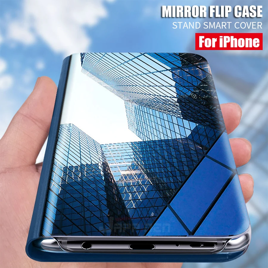 Luxury Smart Mirror Flip Stand Case For iPhone 8 7 6 6s Plus Clear View Smart Cover For iPhone X XR XS Max Shockproof Cases
Luxury Smart Mirror Flip Stand Case For iPhone 8 7 6 6s Plus Clear View Smart Cover For iPhone X XR XS Max Shockproof Cases