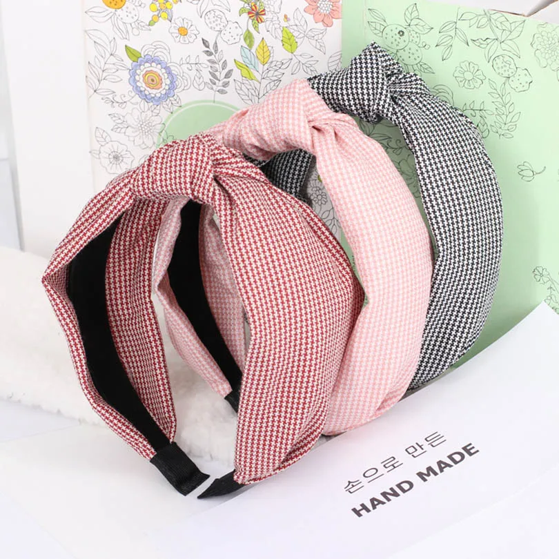 Haimeikang Fashion Bow Knot Plaid Hairband Headband Head Wrap Hair Accessories for Women Turban Hair band Girls Accessories
Haimeikang Fashion Bow Knot Plaid Hairband Headband Head Wrap Hair Accessories for Women Turban Hair band Girls Accessories