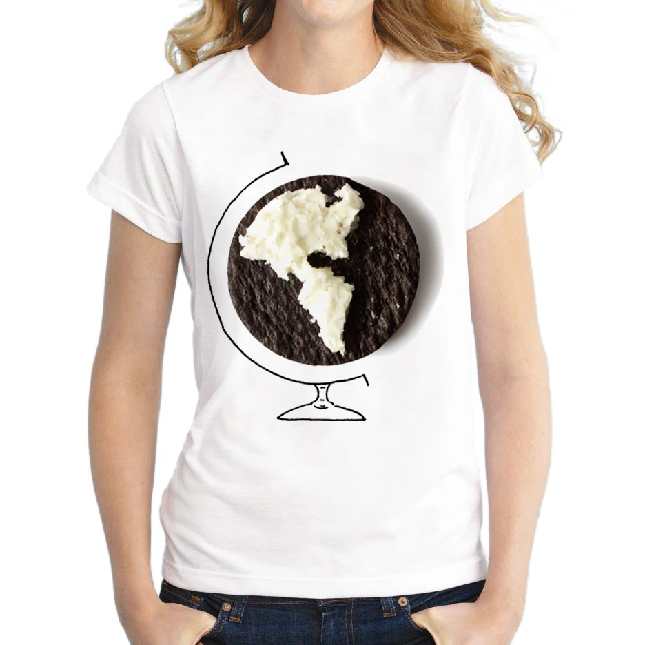 2018 New Fashion Summer Oreo World Print Women T Shirt O-neck Creative T-shirt Short Sleeve Funny Tops
2018 New Fashion Summer Oreo World Print Women T Shirt O-neck Creative T-shirt Short Sleeve Funny Tops
