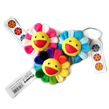 8.0cm Velvet Rainbow Sunflower Japan Murakami Takashi plush flower bag Pendants Bag accessories
8.0cm Velvet Rainbow Sunflower Japan Murakami Takashi plush flower bag Pendants Bag accessories
