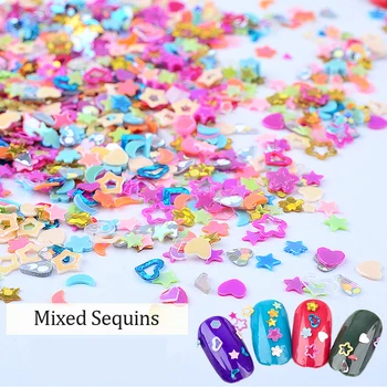 New 1Pack Symphony Glitter Mix Designs Flakes Nail Tips Sequins 3D DIY Nail Art Decorations Accessory For Manicure Tools
New 1Pack Symphony Glitter Mix Designs Flakes Nail Tips Sequins 3D DIY Nail Art Decorations Accessory For Manicure Tools