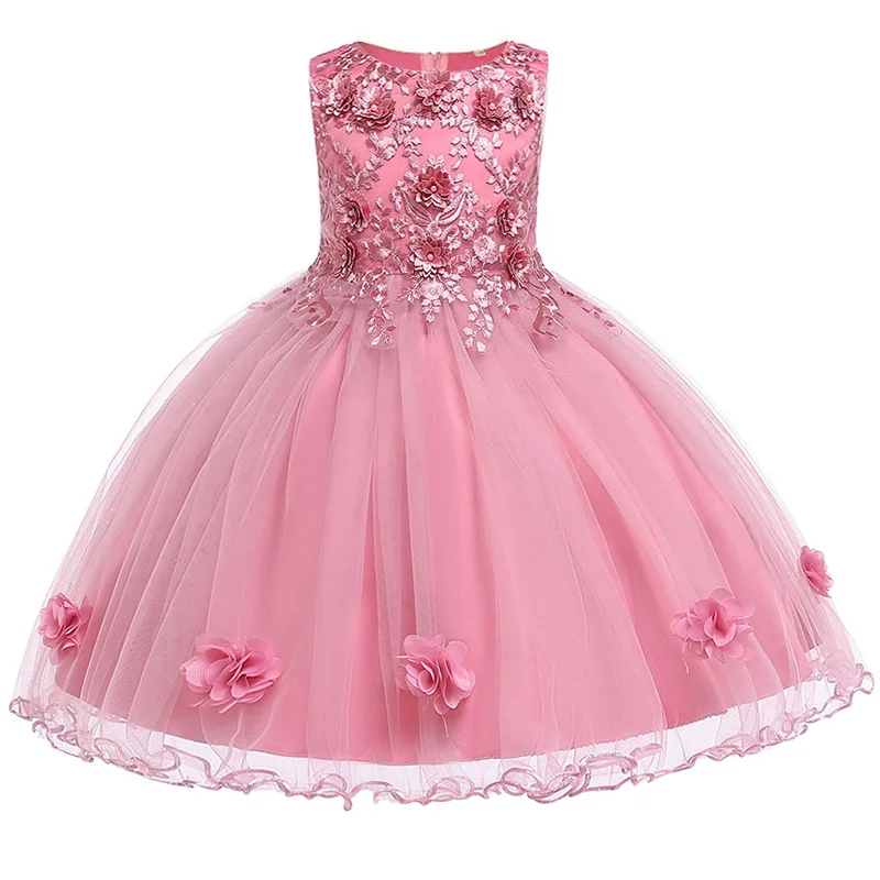 Children dresses for girls Flower Embroidery Kids Elegent Girls Princess Dresses For Wedding Evening Party Custumes Girl Clothes
Children dresses for girls Flower Embroidery Kids Elegent Girls Princess Dresses For Wedding Evening Party Custumes Girl Clothes