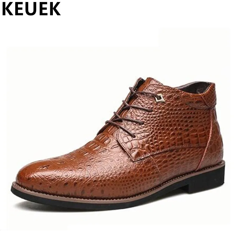 Size 38-46 Winter Men Snow Boots High Quality Genuine Leather Plush warm Ankle Boots Men Shoes Casual Boots 03A
Size 38-46 Winter Men Snow Boots High Quality Genuine Leather Plush warm Ankle Boots Men Shoes Casual Boots 03A