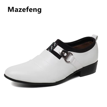 Mazefeng 2018 New Summer Men Dress Shoes Wear-resisting Men Leather Shoes British Style Male Business Shoes Slip-on Pointed Toe
Mazefeng 2018 New Summer Men Dress Shoes Wear-resisting Men Leather Shoes British Style Male Business Shoes Slip-on Pointed Toe