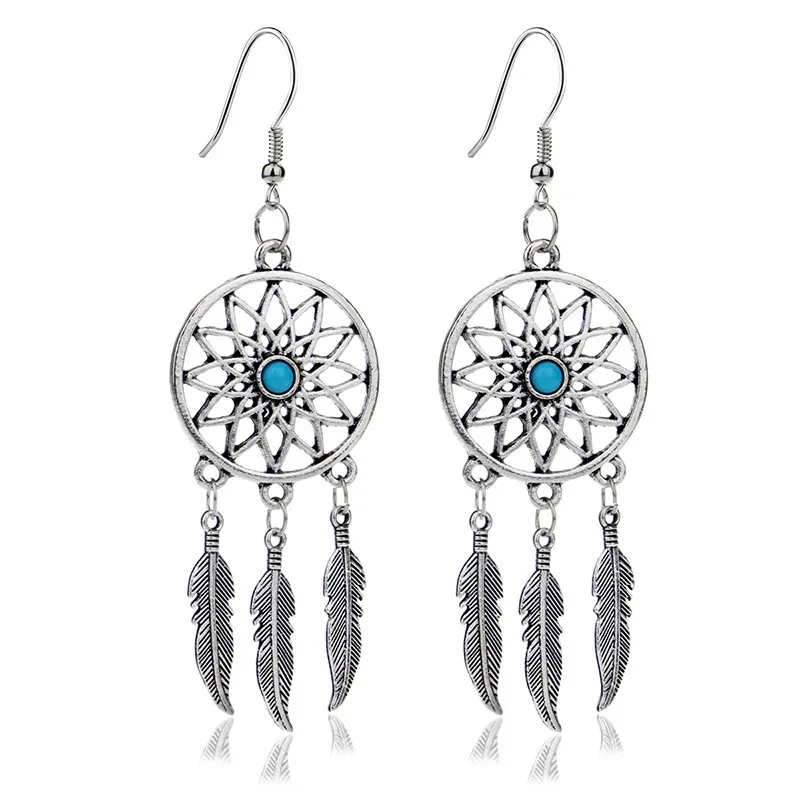 QCOOLJLY 1 Pair Hot Selling Dream Catcher Ear Drop Feathers Dangle Earrings Women Charming Jewelry Gifts
QCOOLJLY 1 Pair Hot Selling Dream Catcher Ear Drop Feathers Dangle Earrings Women Charming Jewelry Gifts