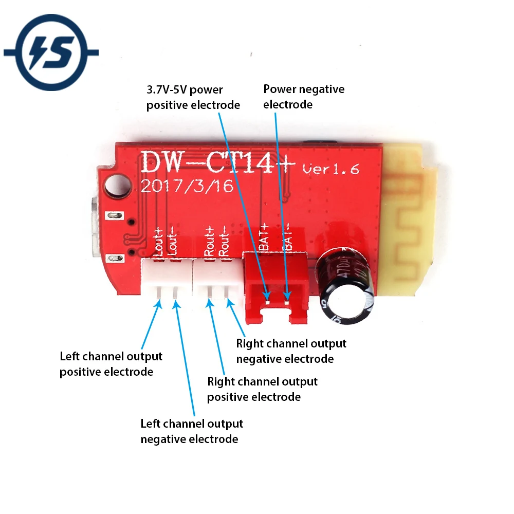 100pcs/lot CT14 Micro 4.2 Stereo Bluetooth Power Amplifier Board Module 5VF 5W+5W Charging Port for Refitting Idle Sound Box
100pcs/lot CT14 Micro 4.2 Stereo Bluetooth Power Amplifier Board Module 5VF 5W+5W Charging Port for Refitting Idle Sound Box