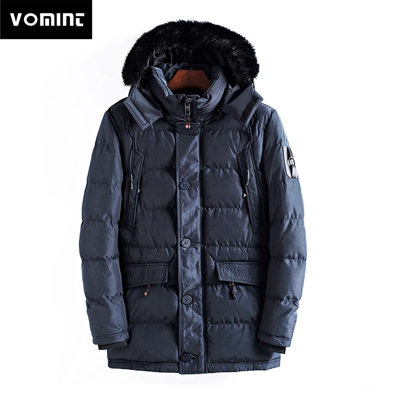 Vomint 2019 Winter New Parkas Men's Long Thick Jackets Arm Badge Hoodie Black Fur Outdoor Military Warm Coats Waterproof Male
Vomint 2019 Winter New Parkas Men's Long Thick Jackets Arm Badge Hoodie Black Fur Outdoor Military Warm Coats Waterproof Male