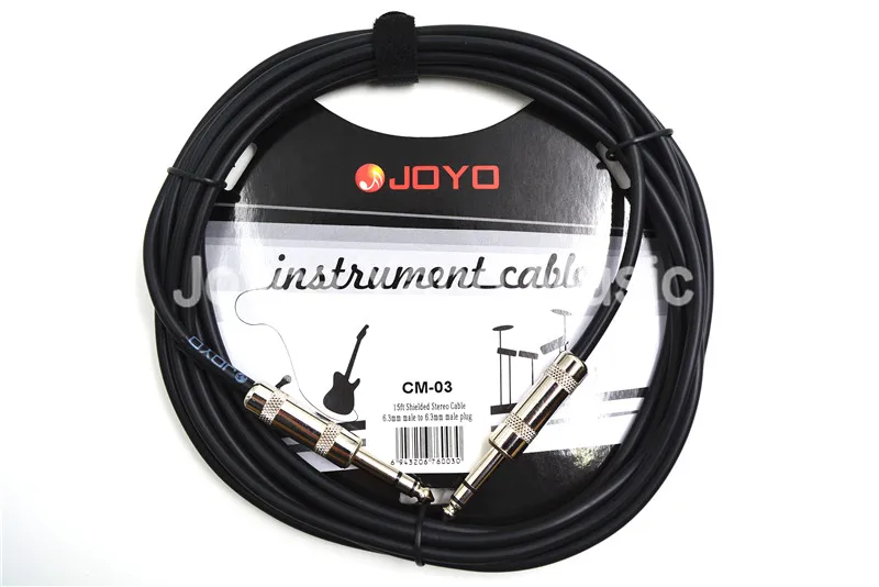 JOYO CM-03 15ft 4.5m Shielded 6.3mm Metal Male Plug Stereo Audio Cable Guitar Bass Keyboard Instruments Connecting Wire
JOYO CM-03 15ft 4.5m Shielded 6.3mm Metal Male Plug Stereo Audio Cable Guitar Bass Keyboard Instruments Connecting Wire