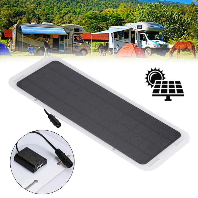 Solar Panel Power Bank Outdoor External Battery Charger Single Crystal Silicon Mobile Phone Solar Panel Universal Trickle 12V
Solar Panel Power Bank Outdoor External Battery Charger Single Crystal Silicon Mobile Phone Solar Panel Universal Trickle 12V