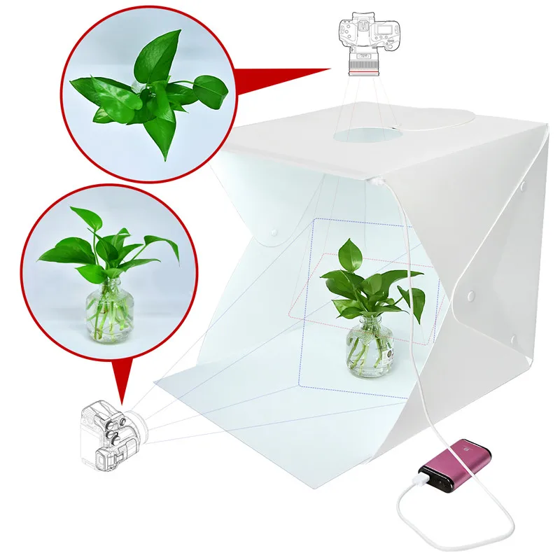 fosoto mini Folding Lightbox Photography Softbox LED Light Soft Box Camera Photo Studio Back&white ground Box Lighting Kit
fosoto mini Folding Lightbox Photography Softbox LED Light Soft Box Camera Photo Studio Back&white ground Box Lighting Kit