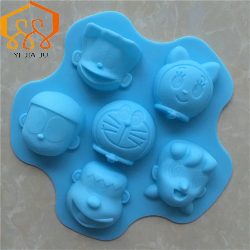 DIY For cartoon Doraemon Family Portrait Cake Mold Sweet Candy Jelly Fondant Cake Chocolate Mold Silicone Tool Baking Pani
DIY For cartoon Doraemon Family Portrait Cake Mold Sweet Candy Jelly Fondant Cake Chocolate Mold Silicone Tool Baking Pani