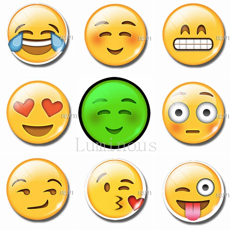 Cute Emoji Luminous Fridge Magnet Set Glass 25 MM Crystal Magnetic Refrigerator Magnets Ornaments Cartoon Home Decor
Cute Emoji Luminous Fridge Magnet Set Glass 25 MM Crystal Magnetic Refrigerator Magnets Ornaments Cartoon Home Decor