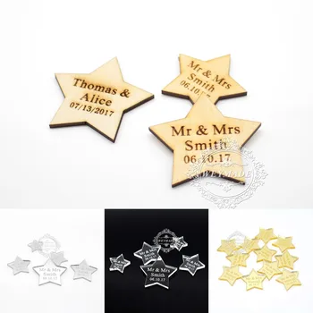 50 * Personalized Wedding Star Table Decoration Gold / Silver Mirror / Clear / Wood Star Anniversary Table Centerpieces Decor
50 * Personalized Wedding Star Table Decoration Gold / Silver Mirror / Clear / Wood Star Anniversary Table Centerpieces Decor