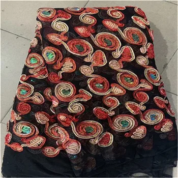 Sequins Net Tulle Lace Fabric 2019 red black Latest High Quality Wedding Laces Nigeria Embroidery Mesh Guipure Laces Fabric
Sequins Net Tulle Lace Fabric 2019 red black Latest High Quality Wedding Laces Nigeria Embroidery Mesh Guipure Laces Fabric
