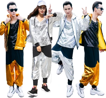 Hip-hop clothing children's and men's modern jazz dance adult loose long-sleeved students hip-hop performance dance clothing
Hip-hop clothing children's and men's modern jazz dance adult loose long-sleeved students hip-hop performance dance clothing