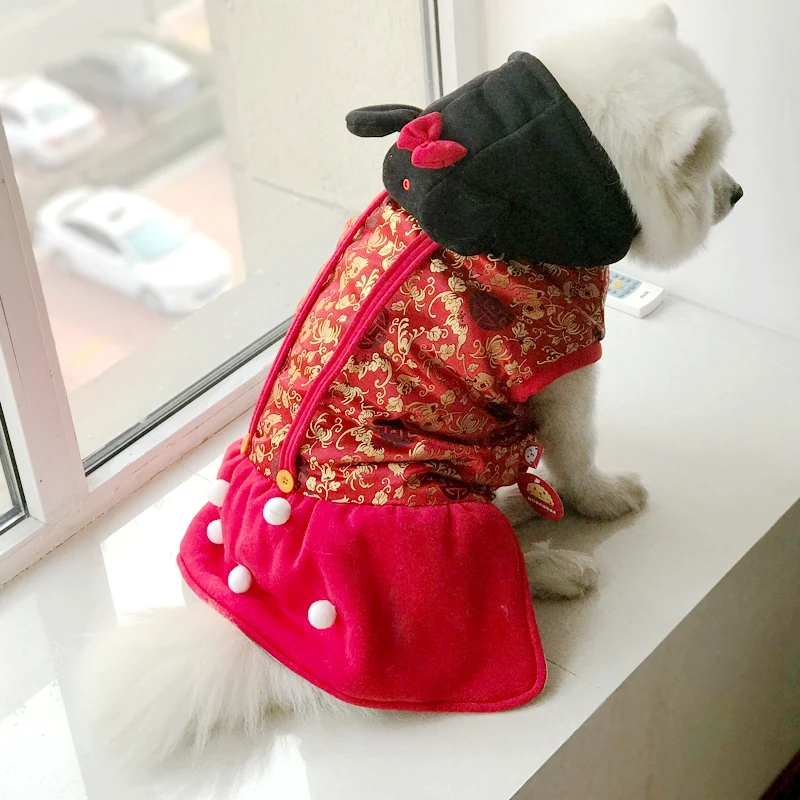 Festival Winter Dog Clothes Dresses Jackets Coats Warm Thick Puppies Small Large Big Animals Cats Pets For Chihuahua Poodle Pugs
Festival Winter Dog Clothes Dresses Jackets Coats Warm Thick Puppies Small Large Big Animals Cats Pets For Chihuahua Poodle Pugs