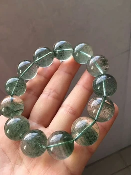 Genuine Natural Green Phantom Quartz Crystal Bracelets 17mm Round Beads Women Men Stretch Healing Crystal Phantom Bangle AAAAA
Genuine Natural Green Phantom Quartz Crystal Bracelets 17mm Round Beads Women Men Stretch Healing Crystal Phantom Bangle AAAAA