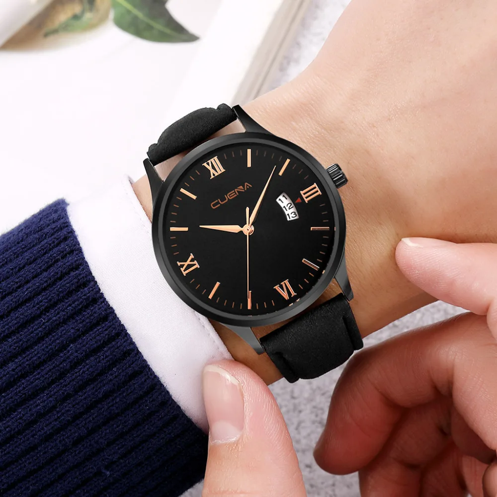 CUENA Simple Casual Men Watch Stainless Steel Dial Leather Band Quartz Watches Bracelet Watch Fashion NEW relogio masculino A40
CUENA Simple Casual Men Watch Stainless Steel Dial Leather Band Quartz Watches Bracelet Watch Fashion NEW relogio masculino A40