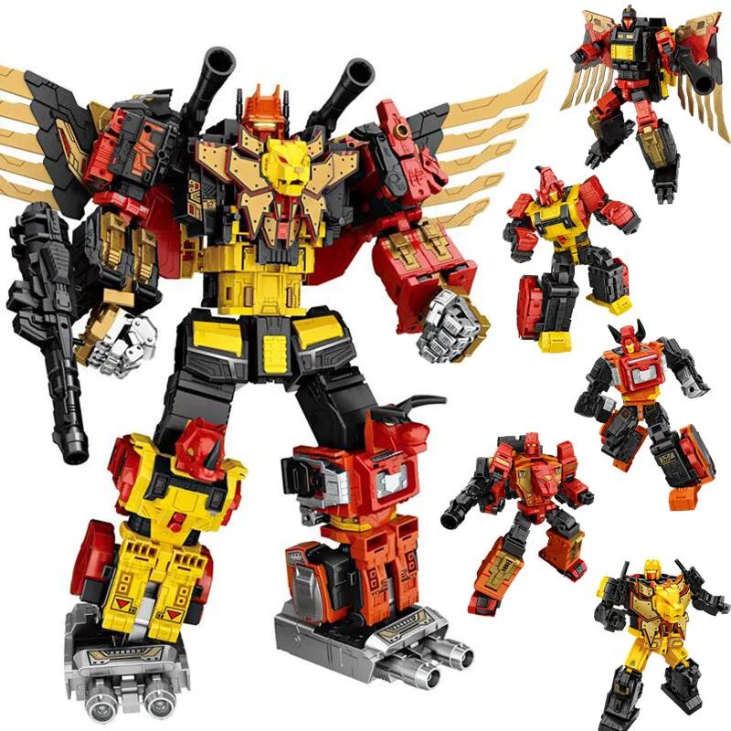 WEI JIANG NBK 5 IN 1 NEW 45cm Predaking Transformation Toys Cool Devastator robot KO gt action figure Model kids boy adult Toy
WEI JIANG NBK 5 IN 1 NEW 45cm Predaking Transformation Toys Cool Devastator robot KO gt action figure Model kids boy adult Toy