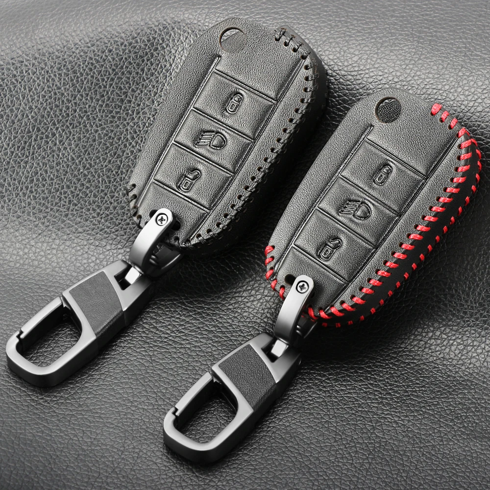 Leather Car Key Case Shell Cover For Citroen C4L CACTUS C5 C3 C6 C8 Picasso Xsara For Peugeot 3008 308 RCZ 508 307 2008 3 button
Leather Car Key Case Shell Cover For Citroen C4L CACTUS C5 C3 C6 C8 Picasso Xsara For Peugeot 3008 308 RCZ 508 307 2008 3 button