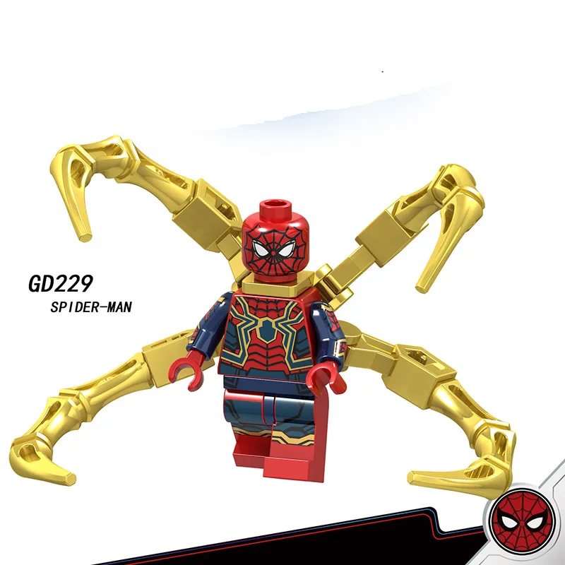 Big Size Single Sale Legoinglys Super Heroes Mini Figures Hulk Batman IRON MAN Thanos Spider-man Building Blocks Learning Toys
Big Size Single Sale Legoinglys Super Heroes Mini Figures Hulk Batman IRON MAN Thanos Spider-man Building Blocks Learning Toys