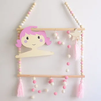 2018 New Nordic Style Scandinavian Decor Wooden Wall Shelf with Beads Tassels Kids Room Decoration Organizer Storage Holders
2018 New Nordic Style Scandinavian Decor Wooden Wall Shelf with Beads Tassels Kids Room Decoration Organizer Storage Holders