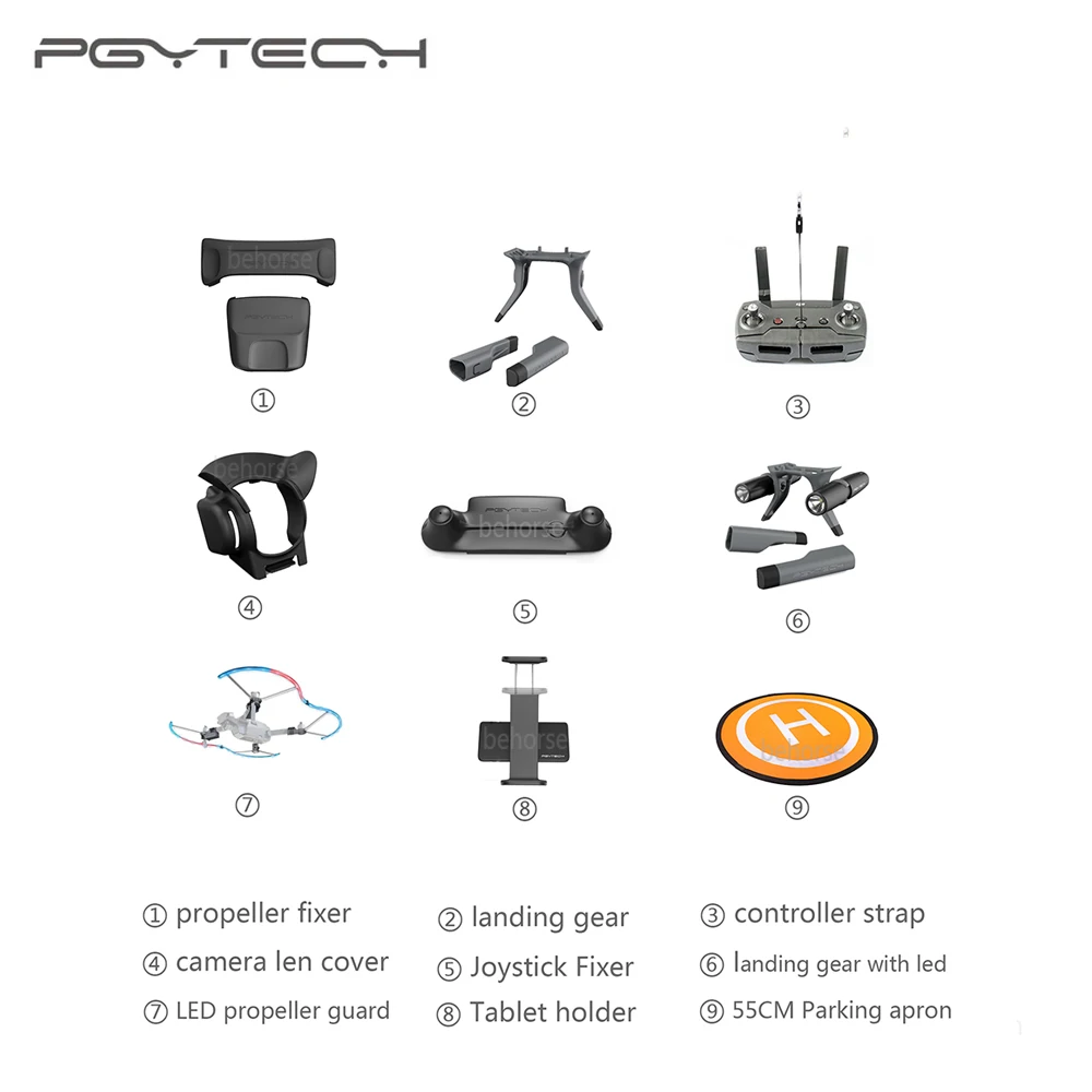 9 Types Option PGYTECH DJI Mavic Pro Accessories Controller Tablet Holder Propeller Guard Strap Cover LED Light Landing Gear
9 Types Option PGYTECH DJI Mavic Pro Accessories Controller Tablet Holder Propeller Guard Strap Cover LED Light Landing Gear