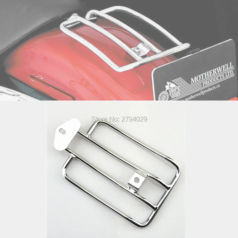 Free Shipping Motherwell Chrome Solo Seat Luggage Rack Fits For Harley Davidson XL883 1200 2004-2015 Custom
Free Shipping Motherwell Chrome Solo Seat Luggage Rack Fits For Harley Davidson XL883 1200 2004-2015 Custom