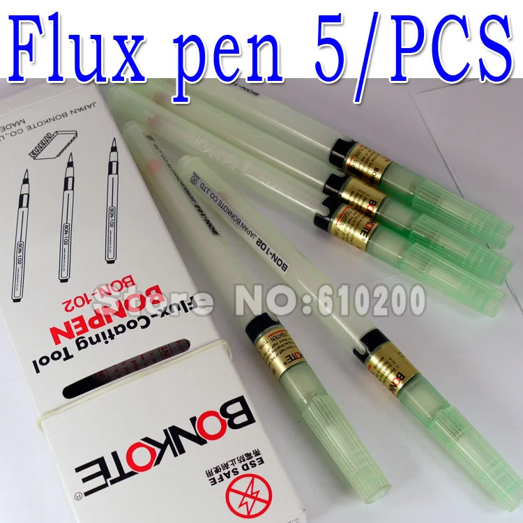 Free shipping 5pcs/lot flux pen BON-102/Original Japan Bon-102 Flux Paste/solder paste/flux pen/ welding flux
Free shipping 5pcs/lot flux pen BON-102/Original Japan Bon-102 Flux Paste/solder paste/flux pen/ welding flux