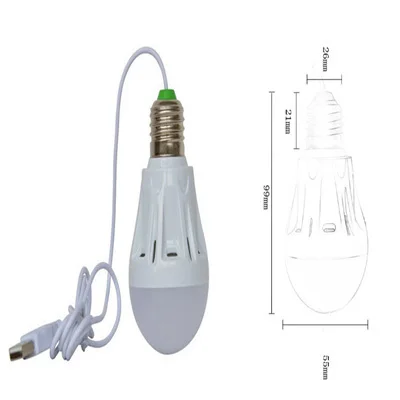 5V 5W Emergency USB Light White Light Color Portable LED Bulb Light Reading Lamp USB Power Camping Light Lamp 1PC/LOT#LRT15462#
5V 5W Emergency USB Light White Light Color Portable LED Bulb Light Reading Lamp USB Power Camping Light Lamp 1PC/LOT#LRT15462#