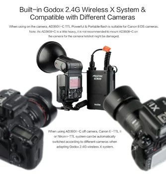 Godox AD360II-N TTL On/Off-CameraFlash Speedlite 2.4G WirelessX System for N D7100 D5200 D5100 D5000 D3100 D90 D40 D60 CD50
Godox AD360II-N TTL On/Off-CameraFlash Speedlite 2.4G WirelessX System for N D7100 D5200 D5100 D5000 D3100 D90 D40 D60 CD50