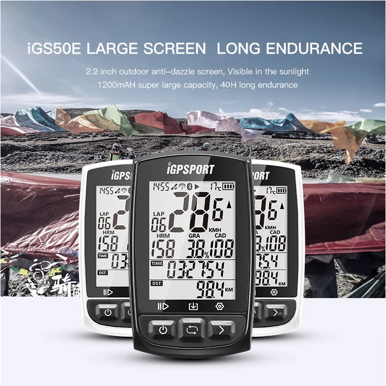 iGS50 iGPSPORT Start The Fastest 5S Positioning Wireless Speedometer iGS50E Bike Odometer 200 Hours Data Storage
iGS50 iGPSPORT Start The Fastest 5S Positioning Wireless Speedometer iGS50E Bike Odometer 200 Hours Data Storage