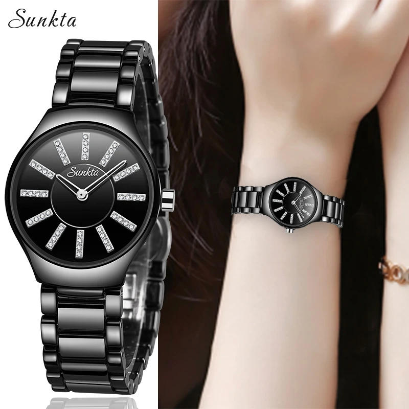 SUNKTA2019 New Starry Diamond Watches Women Luxury Brand Watch Fashion Casual Waterproof Watch Ceramic Women Watch Zegarek Damsk
SUNKTA2019 New Starry Diamond Watches Women Luxury Brand Watch Fashion Casual Waterproof Watch Ceramic Women Watch Zegarek Damsk